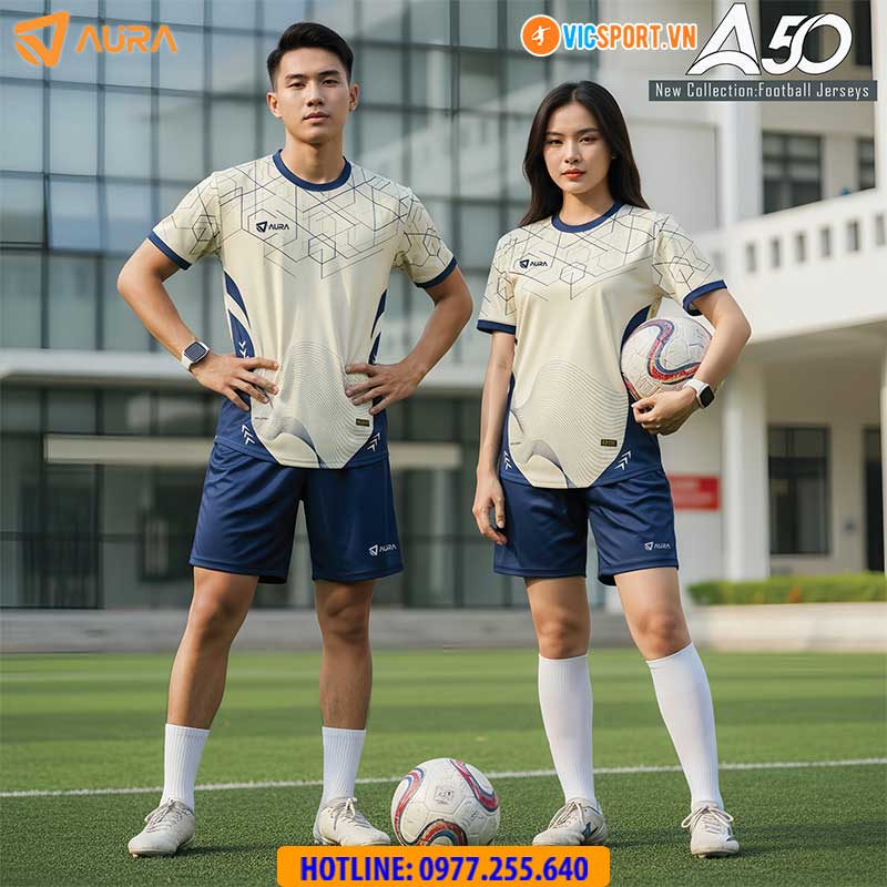 Áo đá banh không logo Aura A50 - Hình ảnh 23