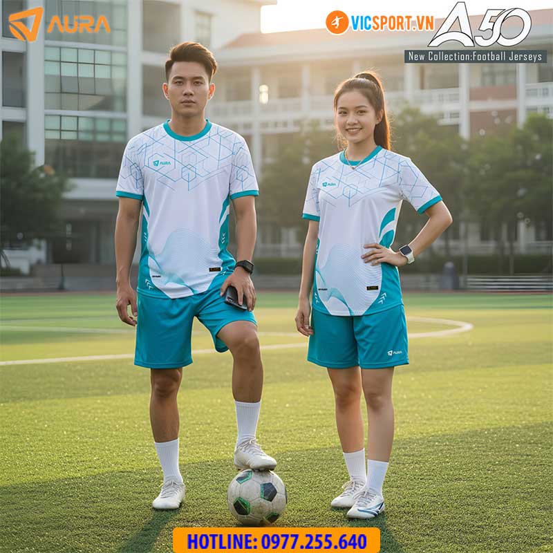 Áo đá banh không logo Aura A50 - Hình ảnh 25