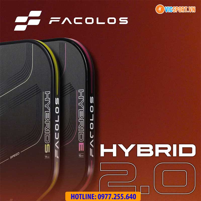 Vợt pickleball Facolos Hybrid 2.0 - Hình ảnh 21