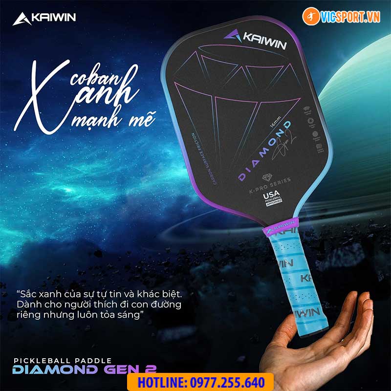 Vợt pickleball Kaiwin Diamond Gen 2 - Hình ảnh 13