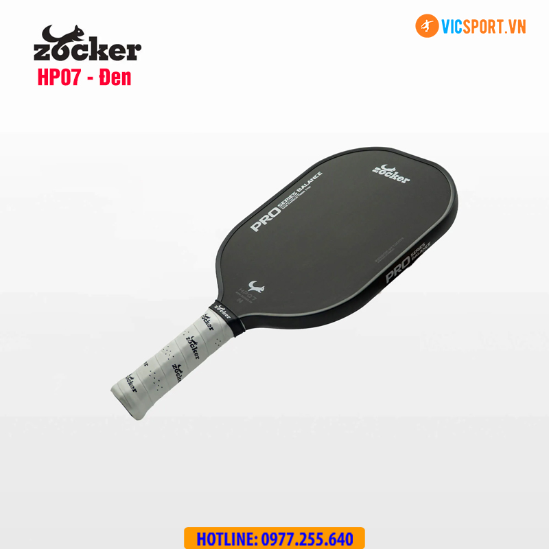 Vợt pickleball Zocker Happy HP07 Pro Series Balance 14.3mm - Hình ảnh 11