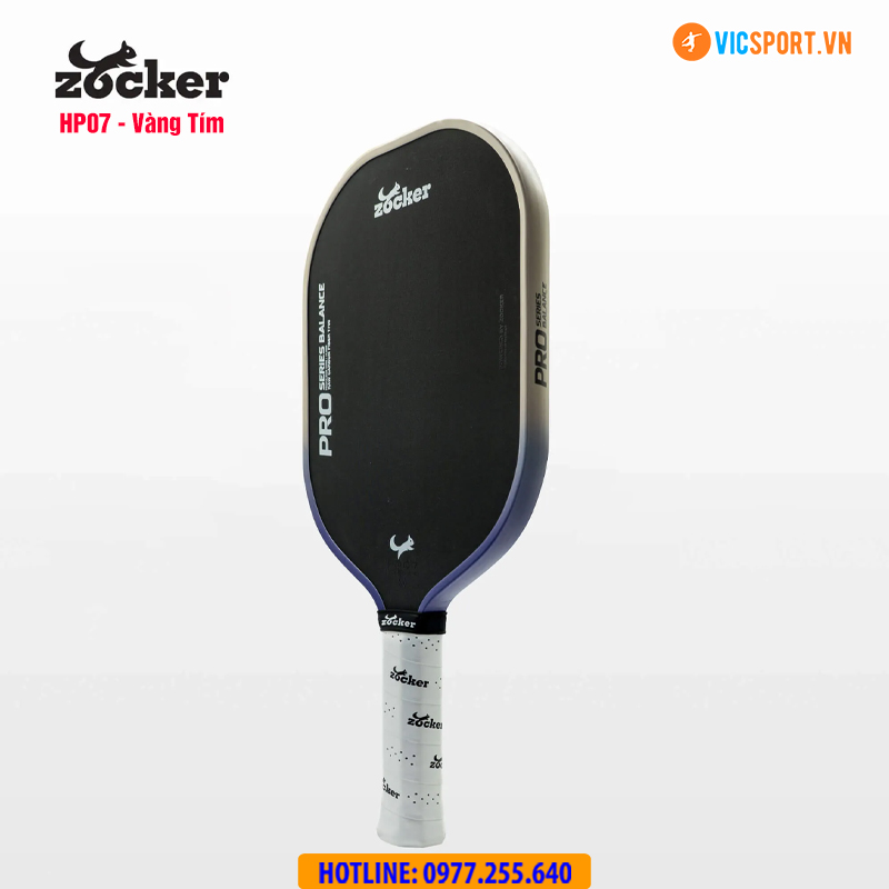 Vợt pickleball Zocker Happy HP07 Pro Series Balance 14.3mm - Hình ảnh 16