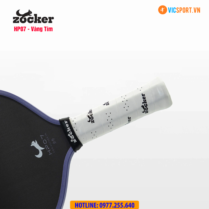 Vợt pickleball Zocker Happy HP07 Pro Series Balance 14.3mm - Hình ảnh 15