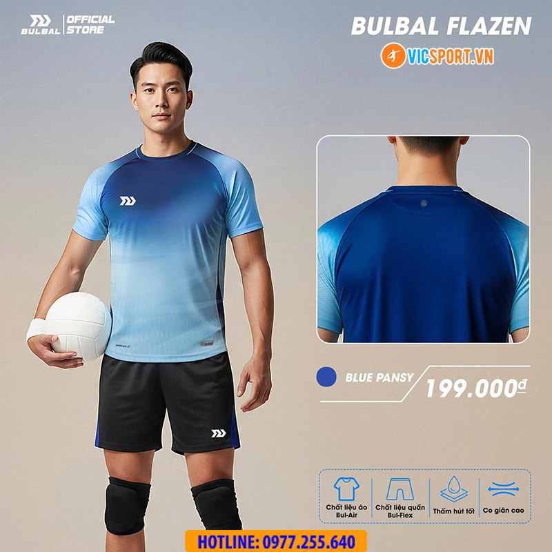 Quần áo bóng chuyền nam Bulbal Flazen - Hình ảnh 11
