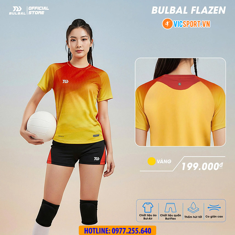 Quần áo bóng chuyền nữ Bulbal Flazen - Hình ảnh 15