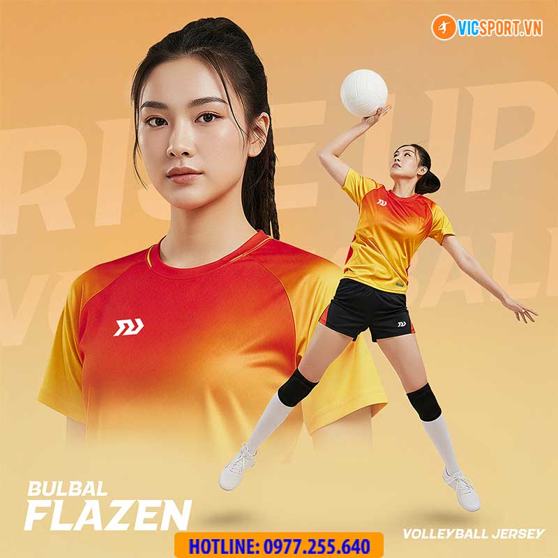Quần áo bóng chuyền nữ Bulbal Flazen - Hình ảnh 32