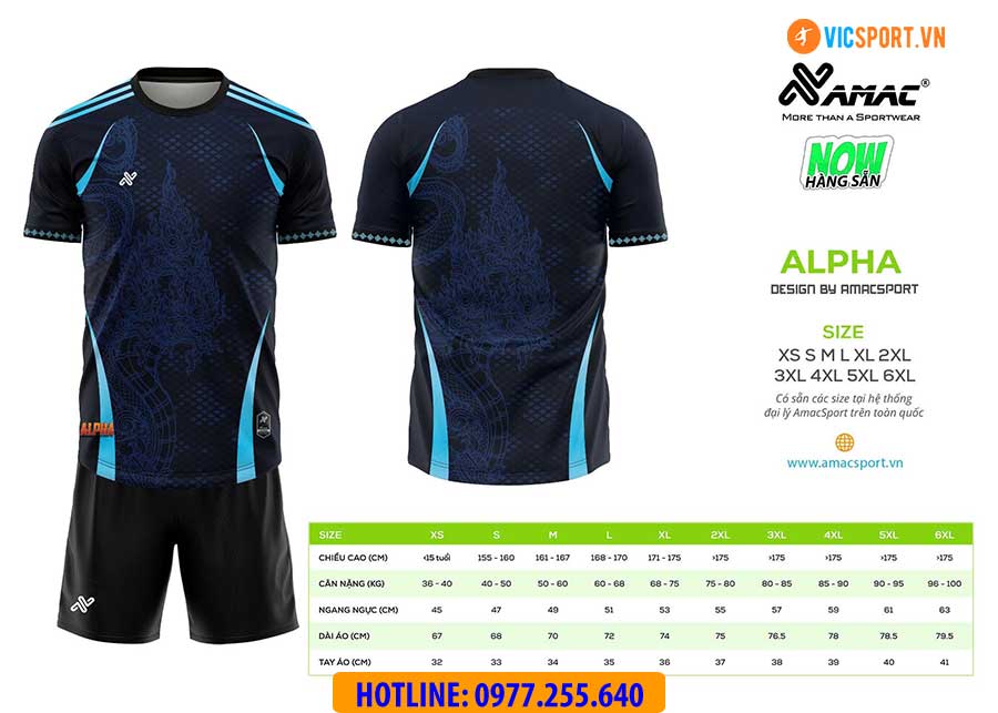 Áo đá banh thiết kế Amac Alpha - Hình ảnh 5