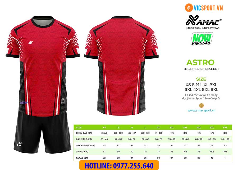 Áo đá banh thiết kế Amac Astro - Hình ảnh 7