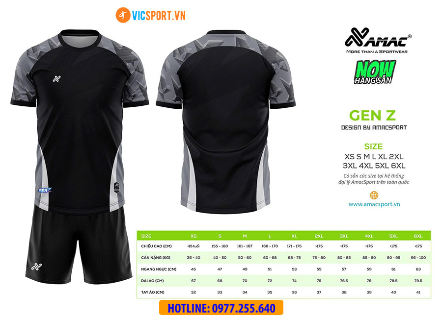 Áo đá banh thiết kế Amac Gen Z - Hình ảnh 10