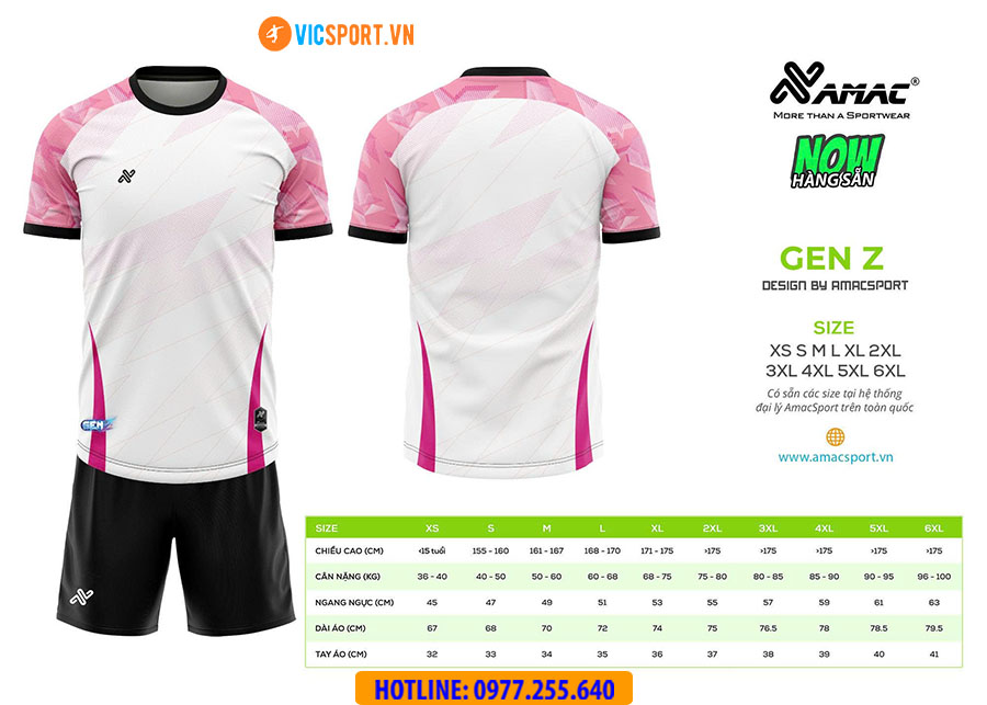 Áo đá banh thiết kế Amac Gen Z - Hình ảnh 7