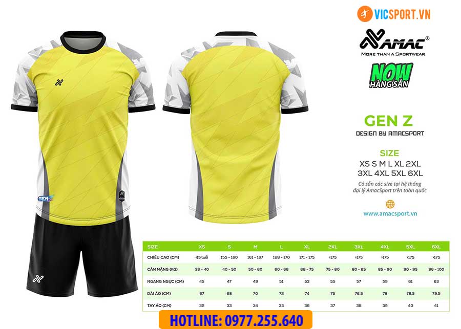 Áo đá banh thiết kế Amac Gen Z - Hình ảnh 5