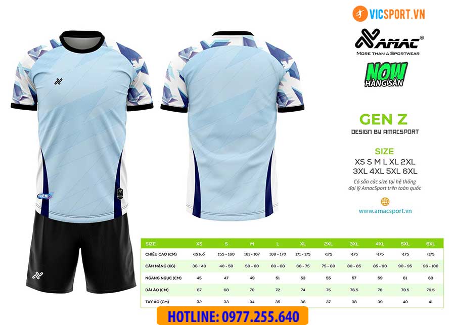 Áo đá banh thiết kế Amac Gen Z - Hình ảnh 3