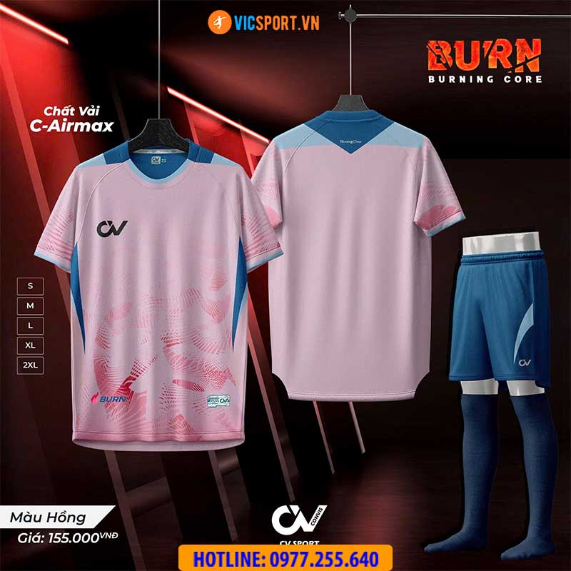 Áo đá banh không logo CV Burn - Hình ảnh 11