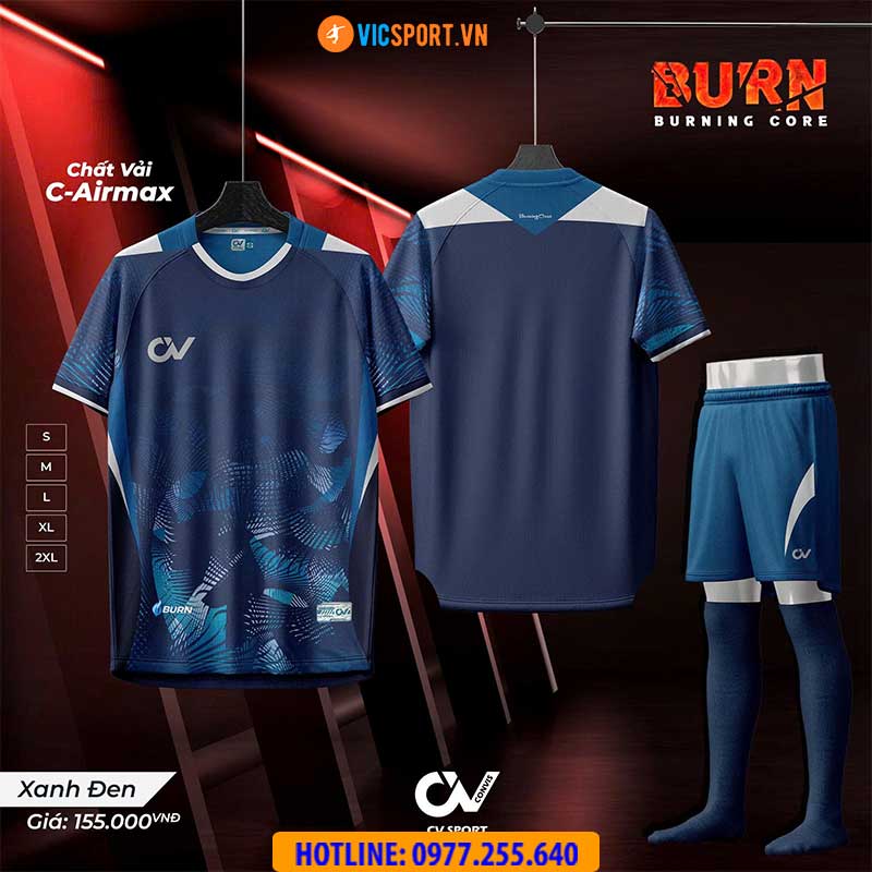 Áo đá banh không logo CV Burn - Hình ảnh 15