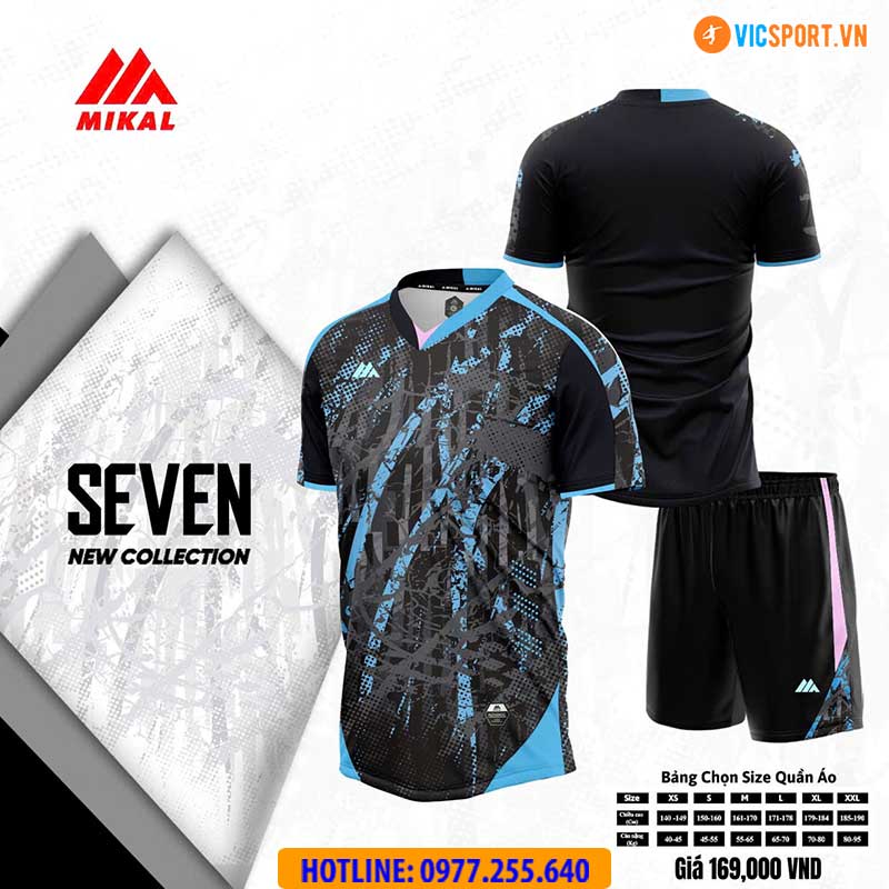 Áo đá banh không logo Mikal Seven - Hình ảnh 9