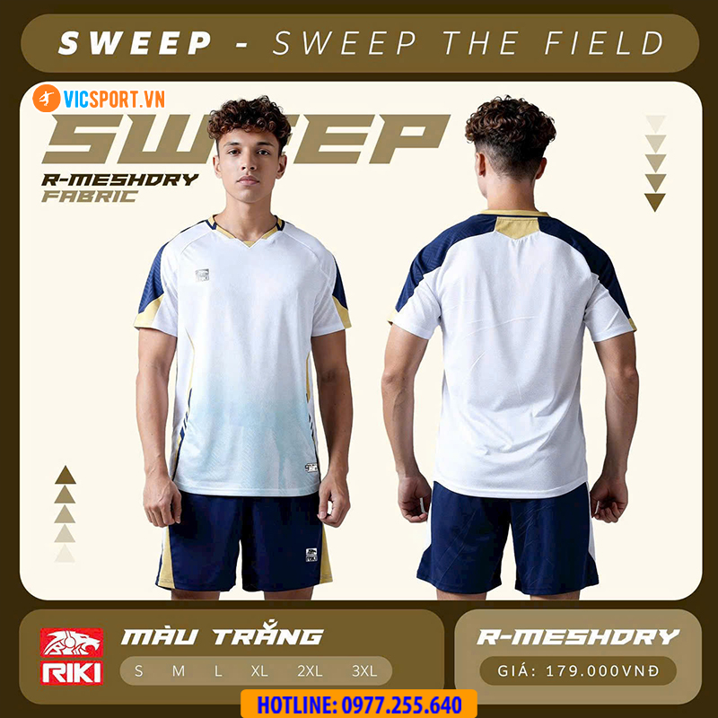 Áo đá banh không logo Riki Sweep - Hình ảnh 18