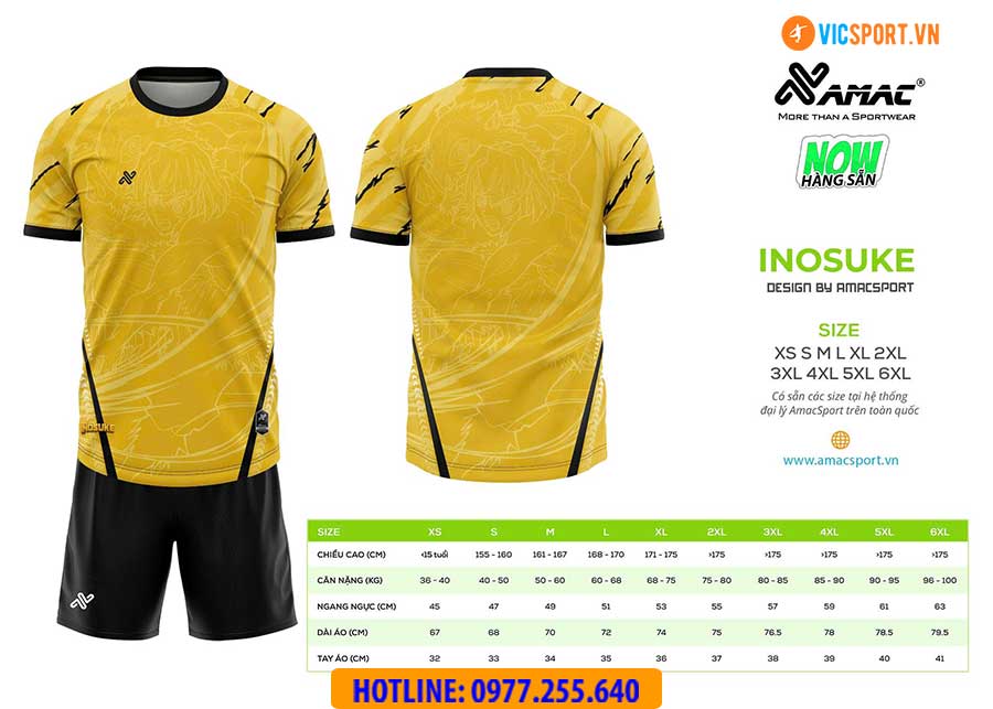 Áo đá banh thiết kế Amac Inosuke - Hình ảnh 9