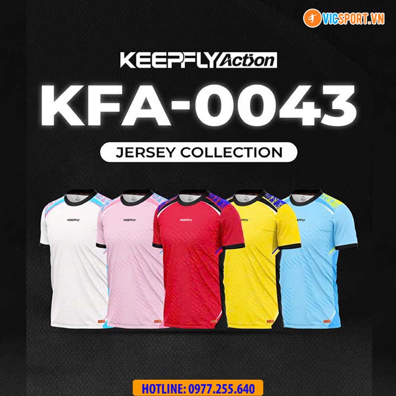 Áo đá banh thiết kế Keepfly KFA 0043