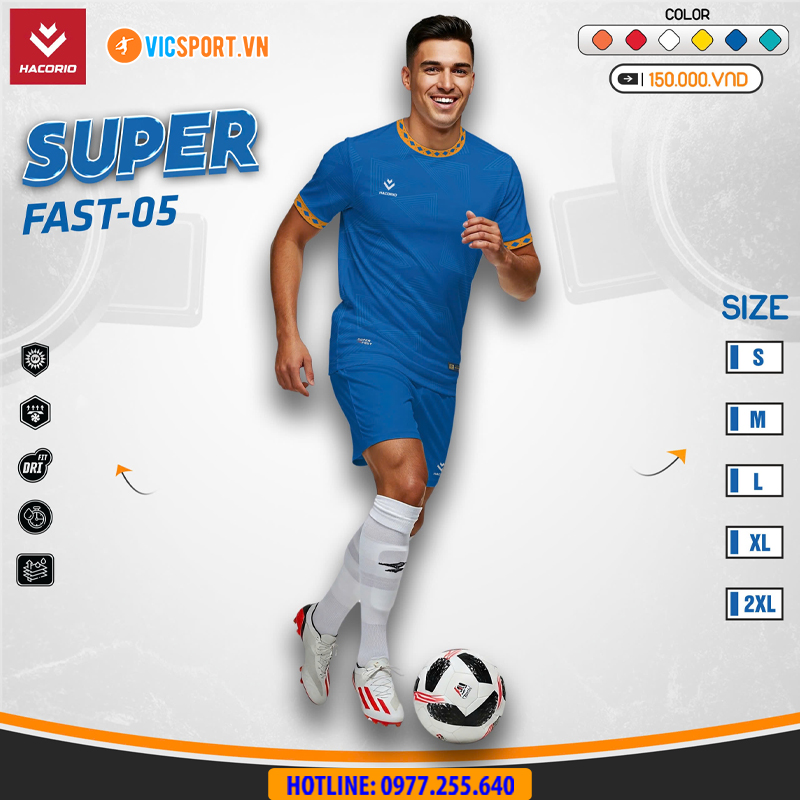 Áo đá banh Hacorio Super Fast 05 - Hình ảnh 12