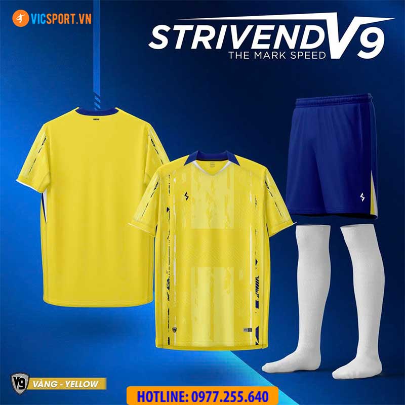 Áo đá banh không logo Strivend V9 - Hình ảnh 11