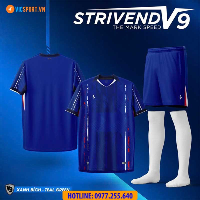 Áo đá banh không logo Strivend V9 - Hình ảnh 12