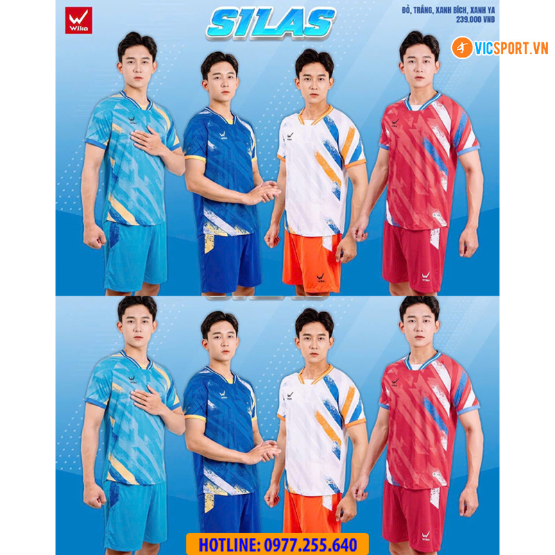 Áo đá banh Wika Silas chính hãng