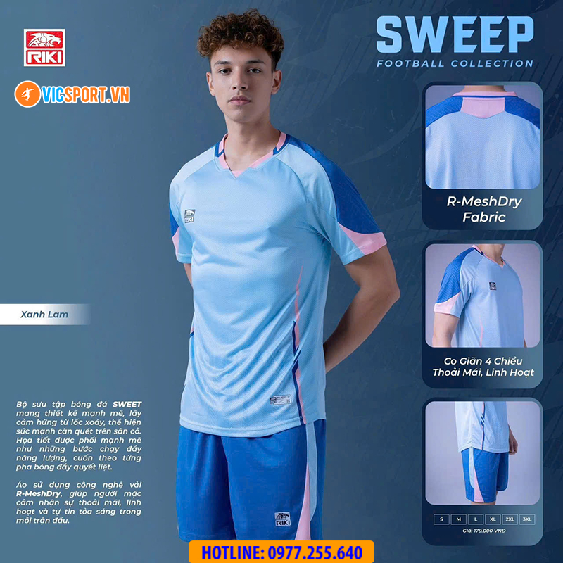 Áo đá banh không logo Riki Sweep - Hình ảnh 15
