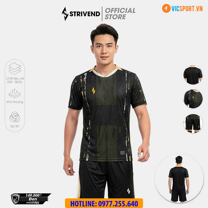 Áo đá banh không logo Strivend V9 - Hình ảnh 14