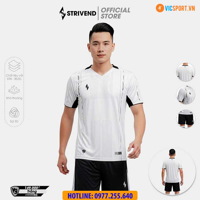 Áo đá banh không logo Strivend V9 - Hình ảnh 16