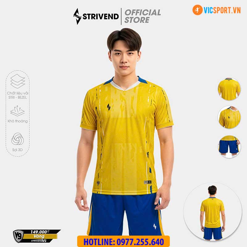 Áo đá banh không logo Strivend V9 - Hình ảnh 17