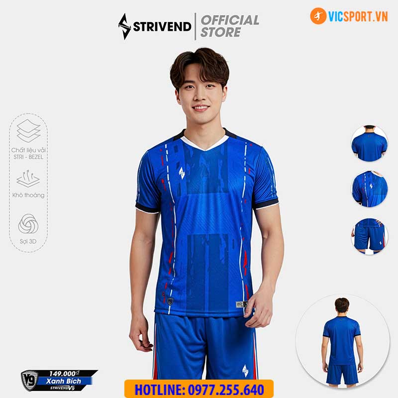 Áo đá banh không logo Strivend V9 - Hình ảnh 18
