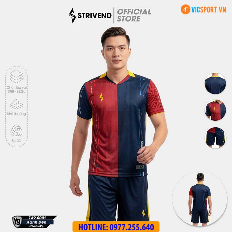 Áo đá banh không logo Strivend V9 - Hình ảnh 19