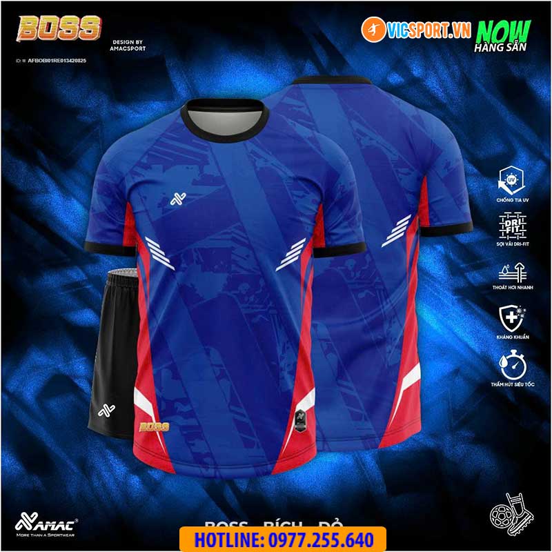 Áo đá banh thiết kế Amac Boss - Hình ảnh 10