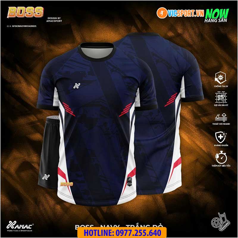 Áo đá banh thiết kế Amac Boss - Hình ảnh 8