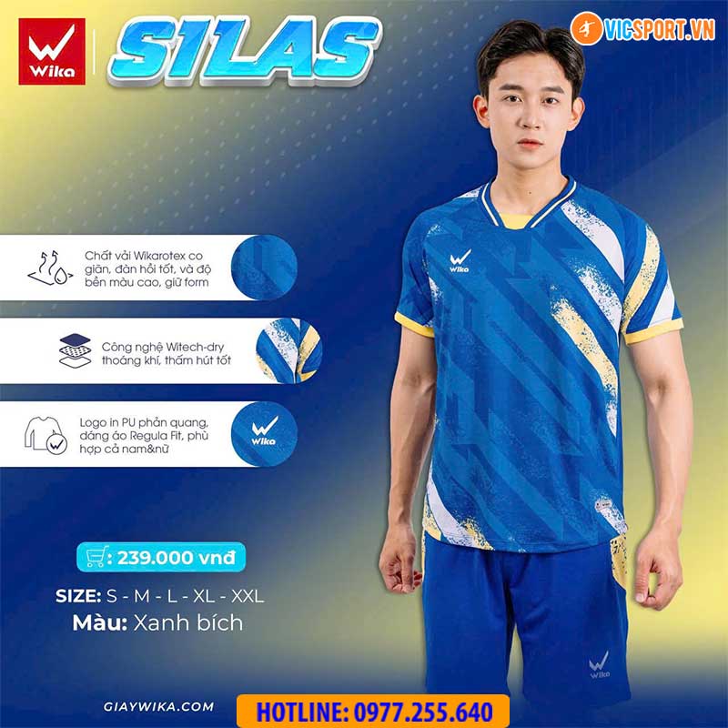 Áo đá banh Wika Silas chính hãng - Hình ảnh 2