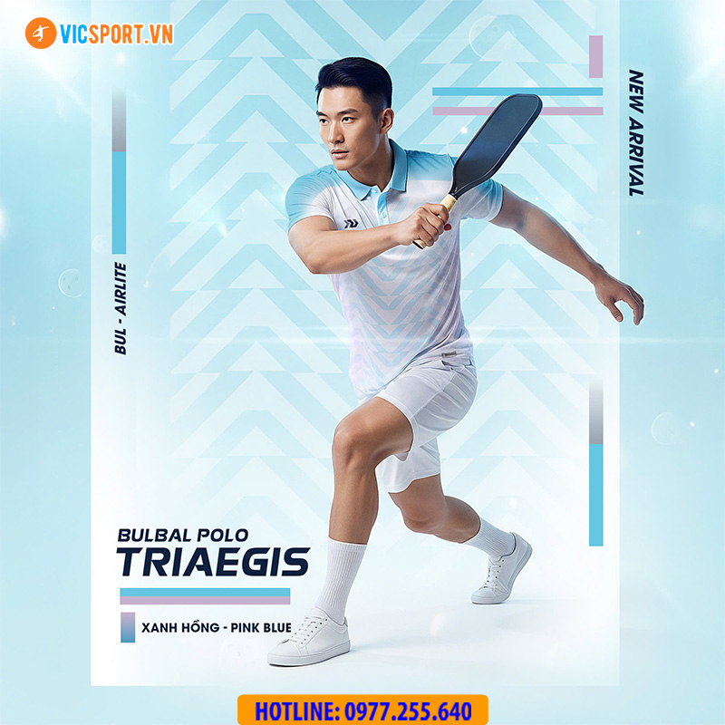 Áo polo thể thao nam Bulbal Triaegis đa năng - Hình ảnh 7