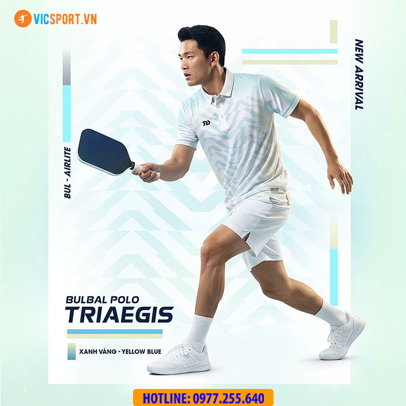 Áo polo thể thao nam Bulbal Triaegis đa năng - Hình ảnh 5