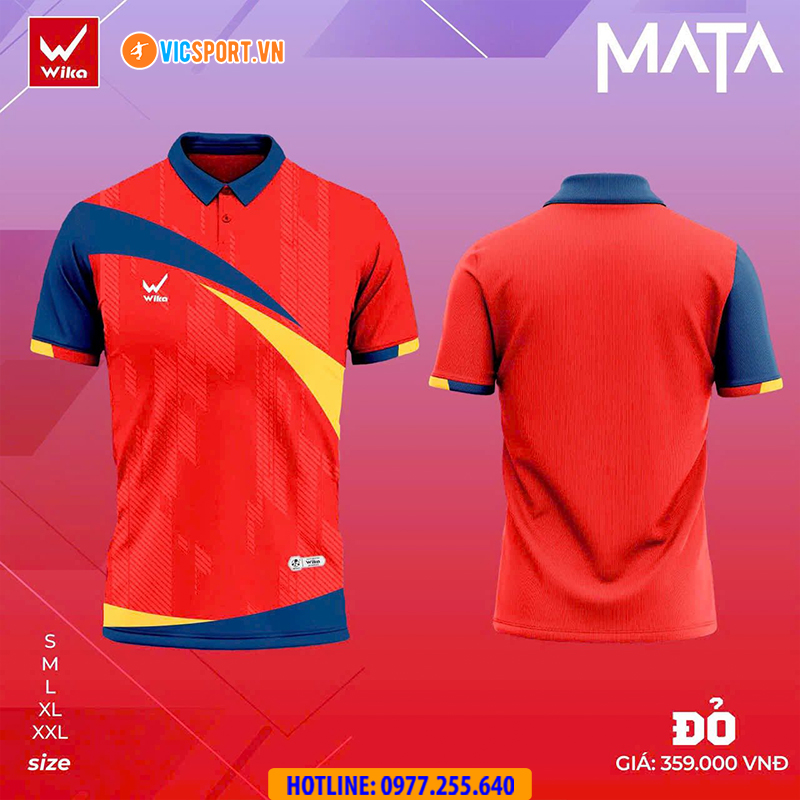 Áo polo thể thao Wika Mata đa năng - Hình ảnh 12