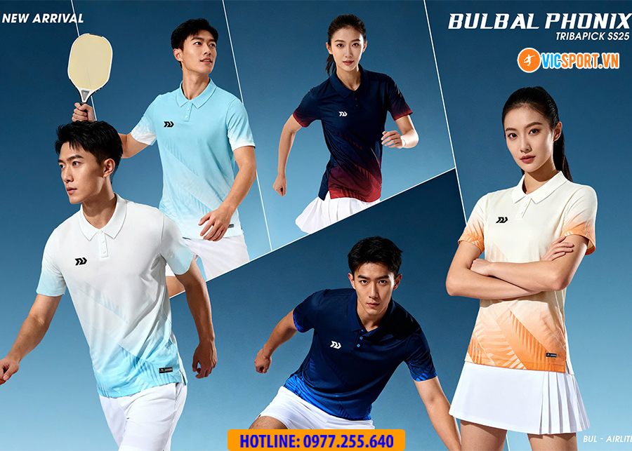 Áo polo thể thao nữ Bulbal Phonix đa năng - Hình ảnh 5