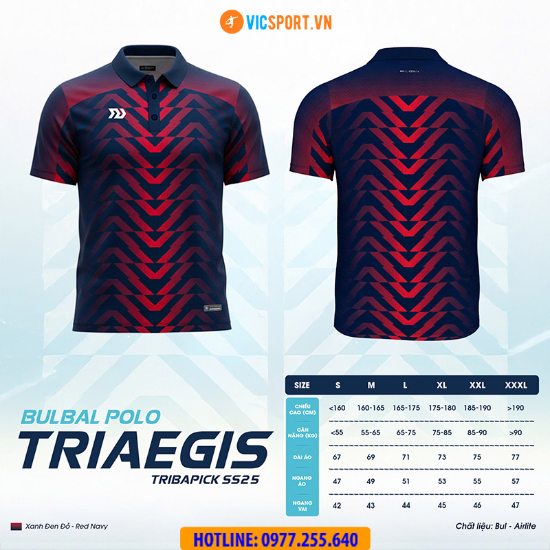 Áo polo thể thao nam Bulbal Triaegis đa năng - Hình ảnh 9