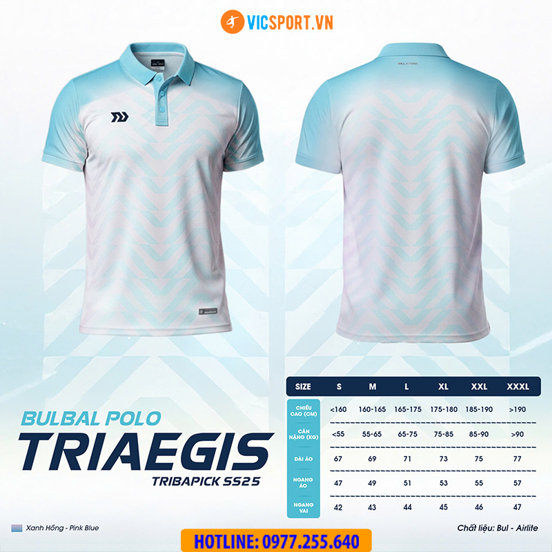 Áo polo thể thao nam Bulbal Triaegis đa năng - Hình ảnh 10