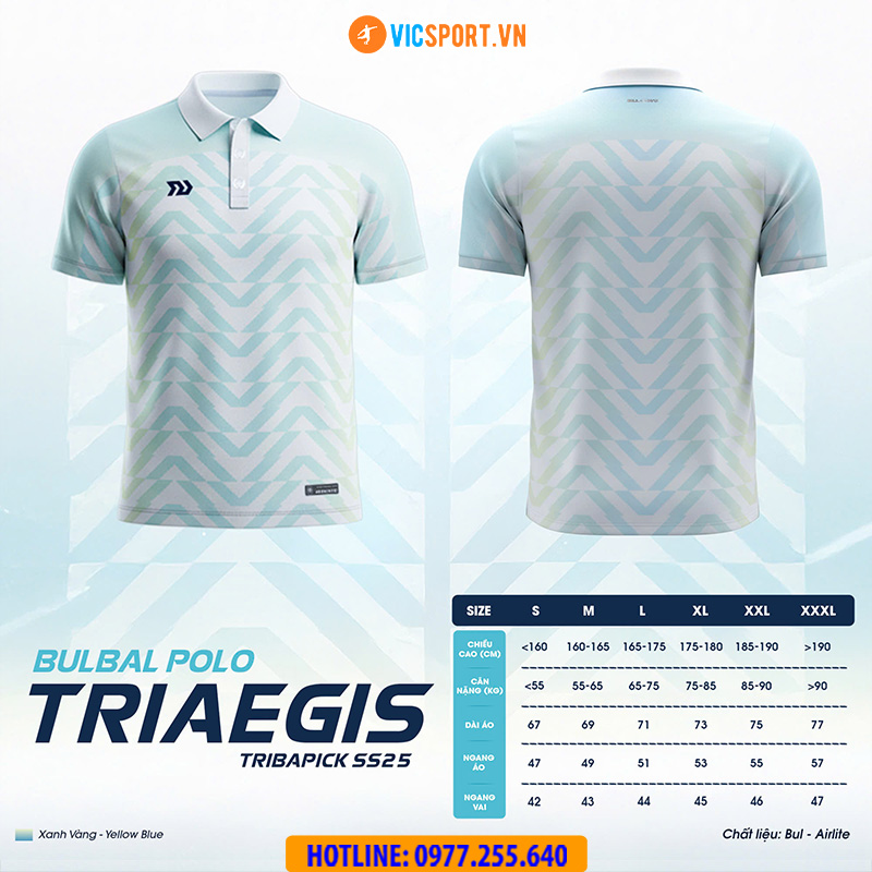 Áo polo thể thao nam Bulbal Triaegis đa năng - Hình ảnh 8