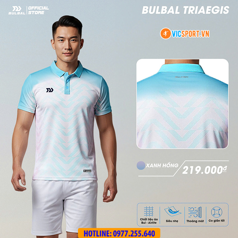 Áo polo thể thao nam Bulbal Triaegis đa năng - Hình ảnh 13