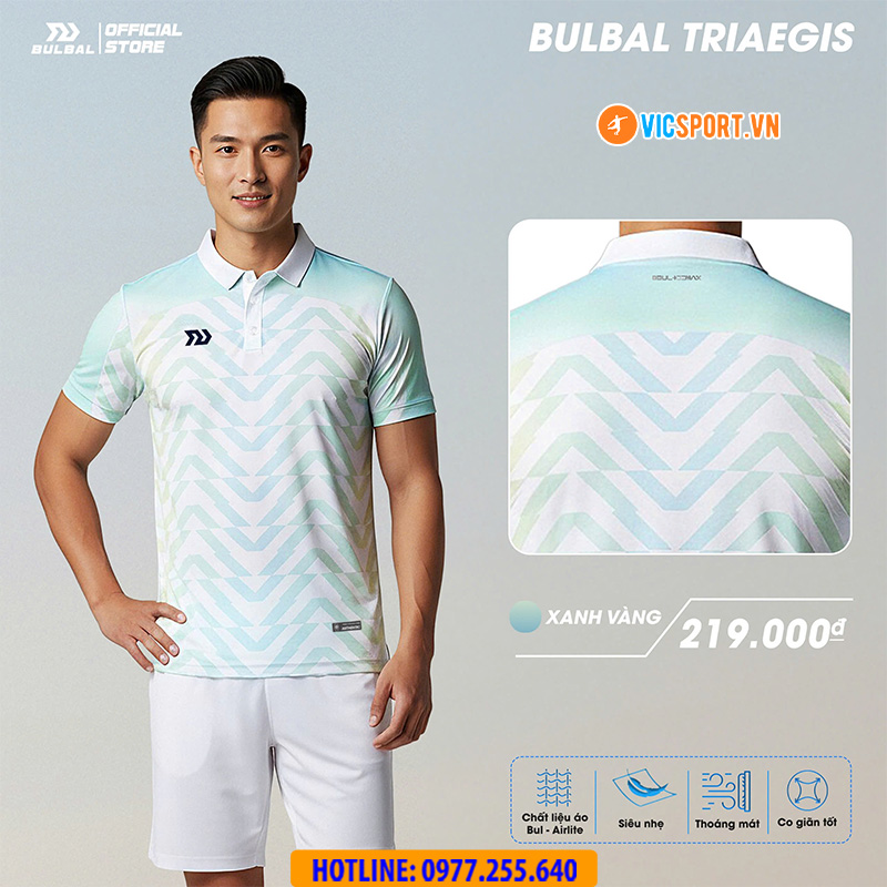 Áo polo thể thao nam Bulbal Triaegis đa năng - Hình ảnh 11