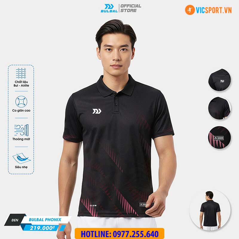 Áo polo thể thao nam Bulbal Phonix đa năng - Hình ảnh 17