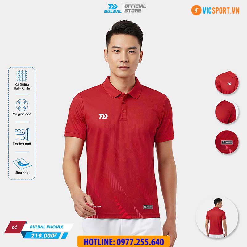 Áo polo thể thao nam Bulbal Phonix đa năng - Hình ảnh 18