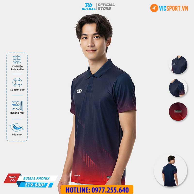 Áo polo thể thao nam Bulbal Phonix đa năng - Hình ảnh 23