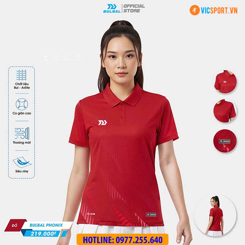 Áo polo thể thao nữ Bulbal Phonix đa năng - Hình ảnh 23