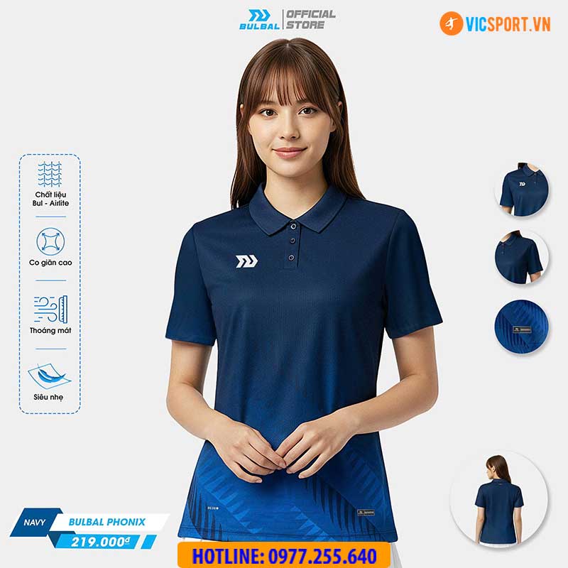 Áo polo thể thao nữ Bulbal Phonix đa năng - Hình ảnh 21
