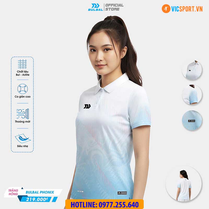 Áo polo thể thao nữ Bulbal Phonix đa năng - Hình ảnh 18